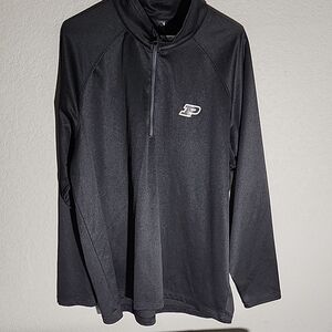 Ouray Purdue Shirt Mens Size XL Zip Pullover Athletics Dark Gray Quarter Zip